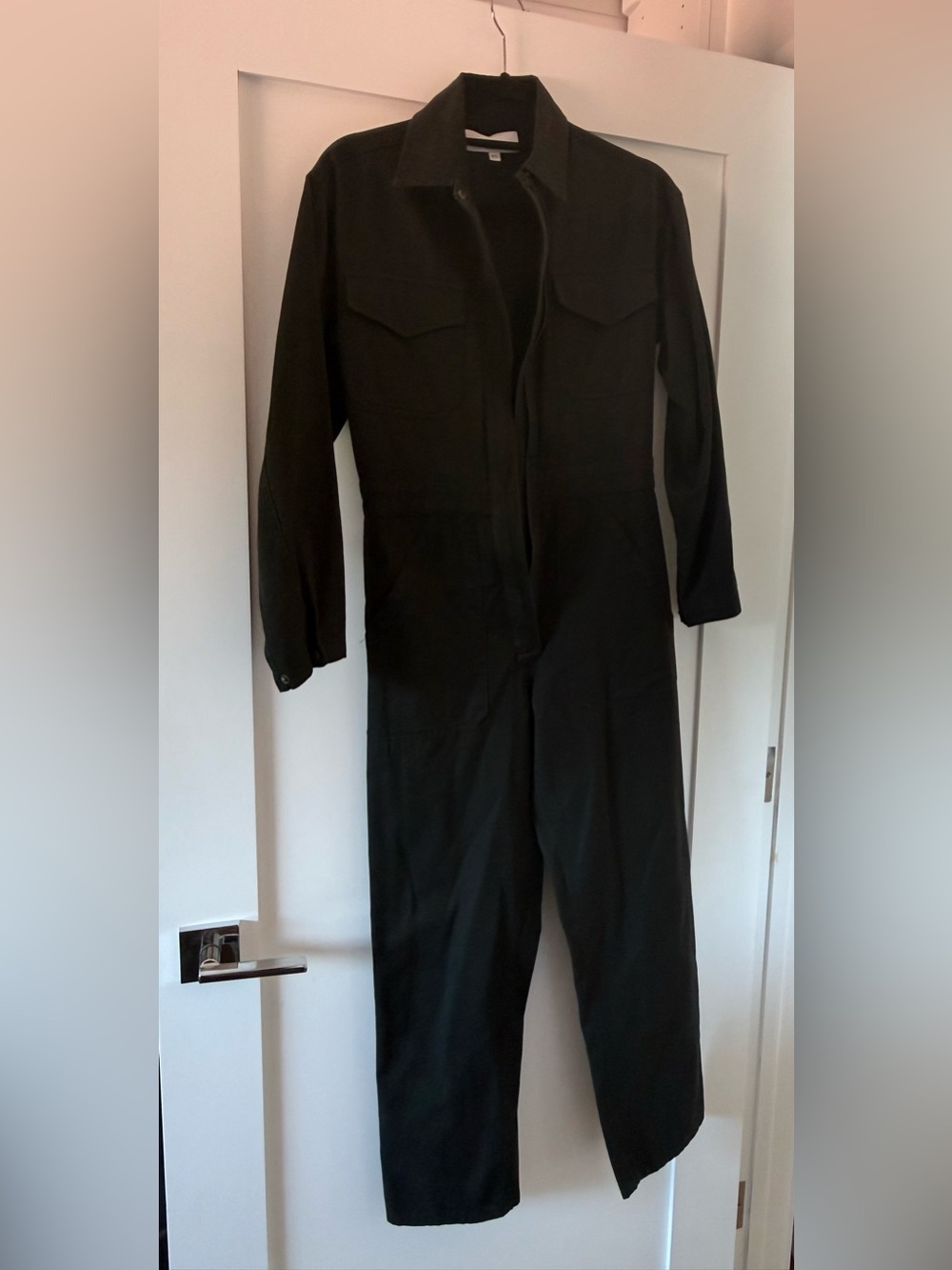 Rivet utility Black Women's Jumpsuit